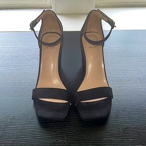 A New Day Ema Ankle Strap Heels Size 6